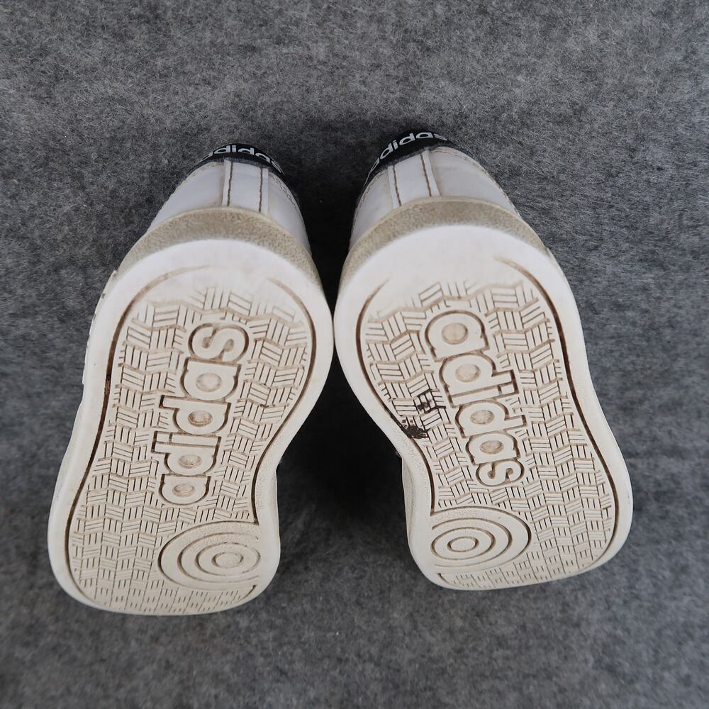 Adidas Shoes Kids 10K Grand Court Sneakers Double Strap Casual Trainer White - Picture 10 of 11